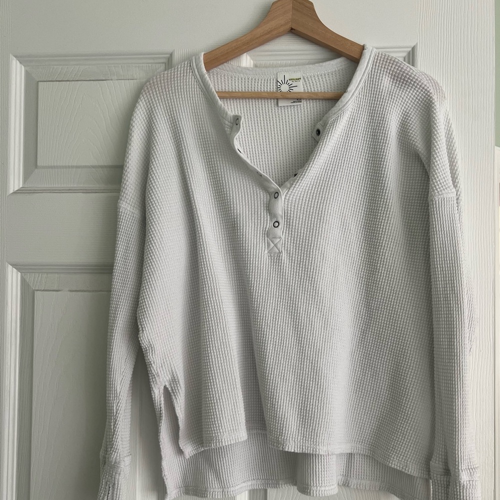Aerie waffle tee. Worn twice.